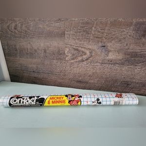 Vintage Disney Mickey And Minnie 80's Contact Paper New